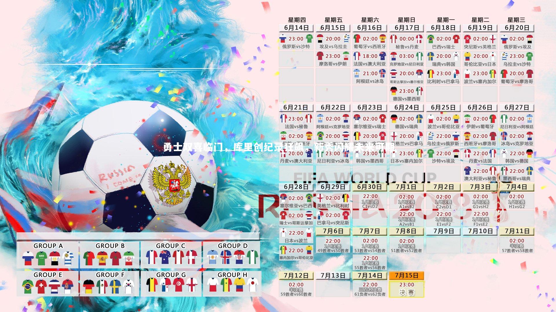 勇士双喜临门，库里创纪录狂飙，新秀闪耀未来可期